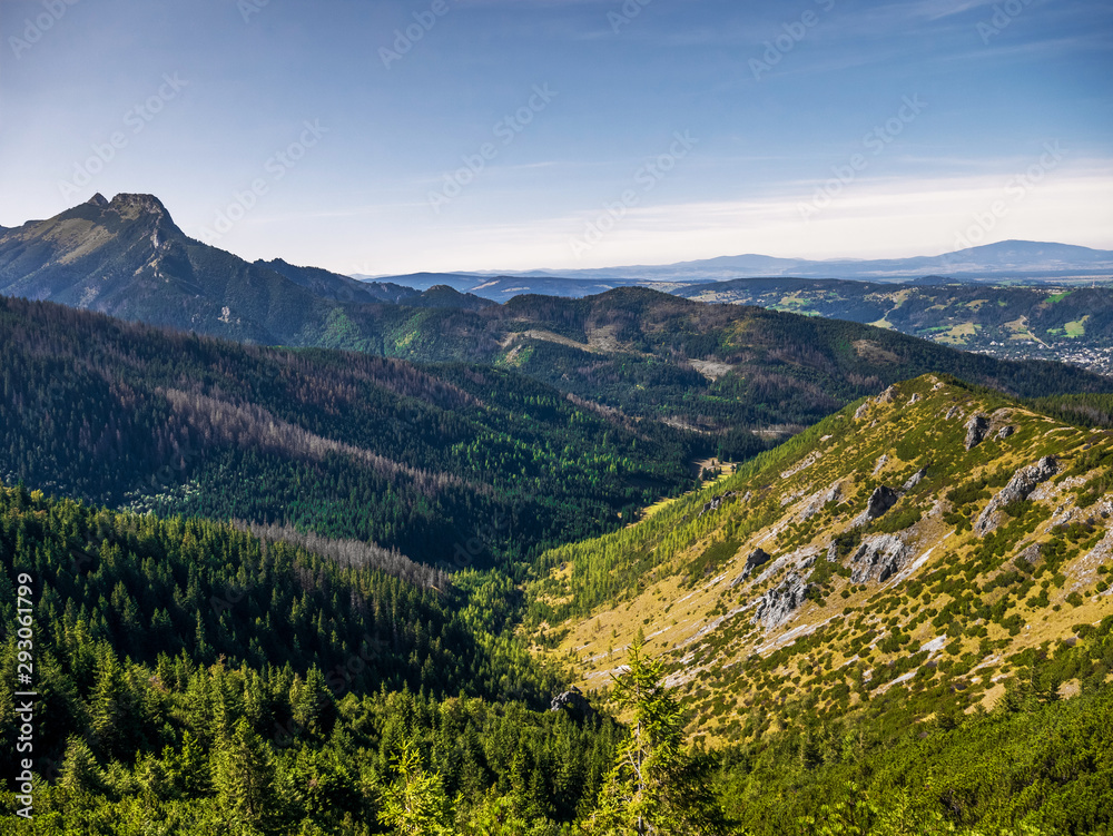 Obraz premium view of mountains