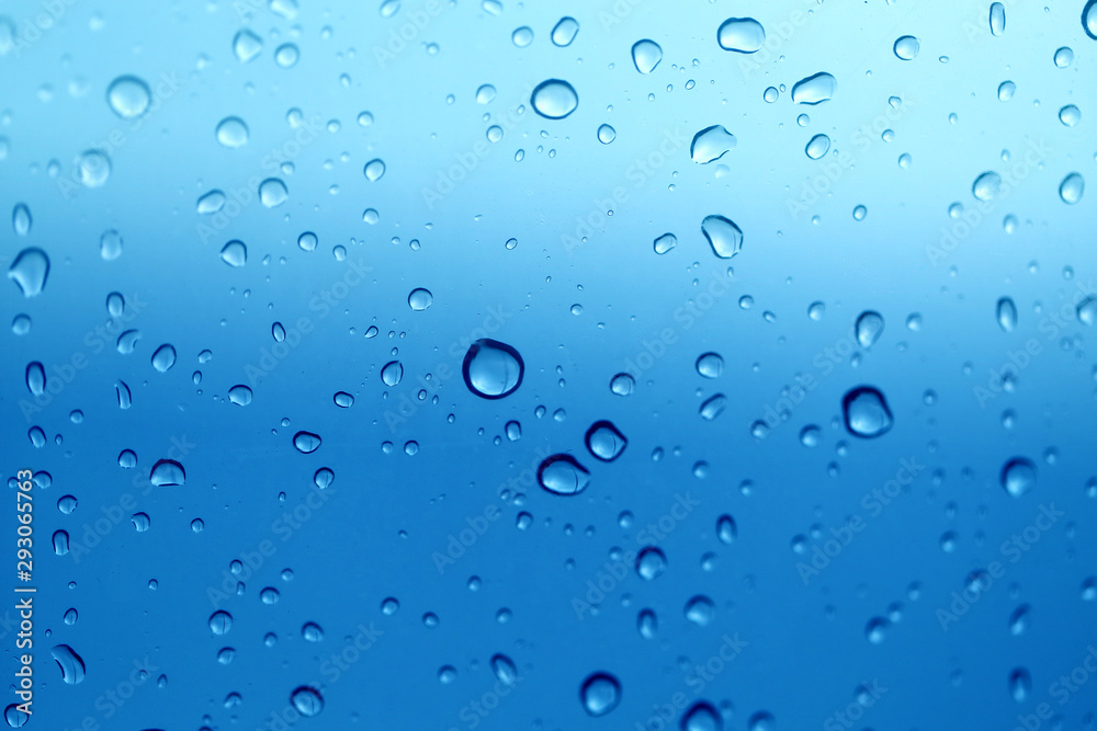Photo background macro transparent blue drops