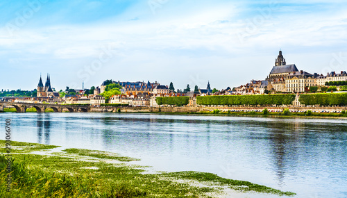 Landscape of Blois skyline, France