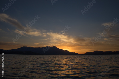 Beautiful landscape on mountain lake Burabay  Borovoye  Kazakhstan