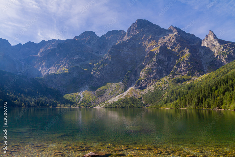 Morskie Oko lake in the Tatra mountains - Poland