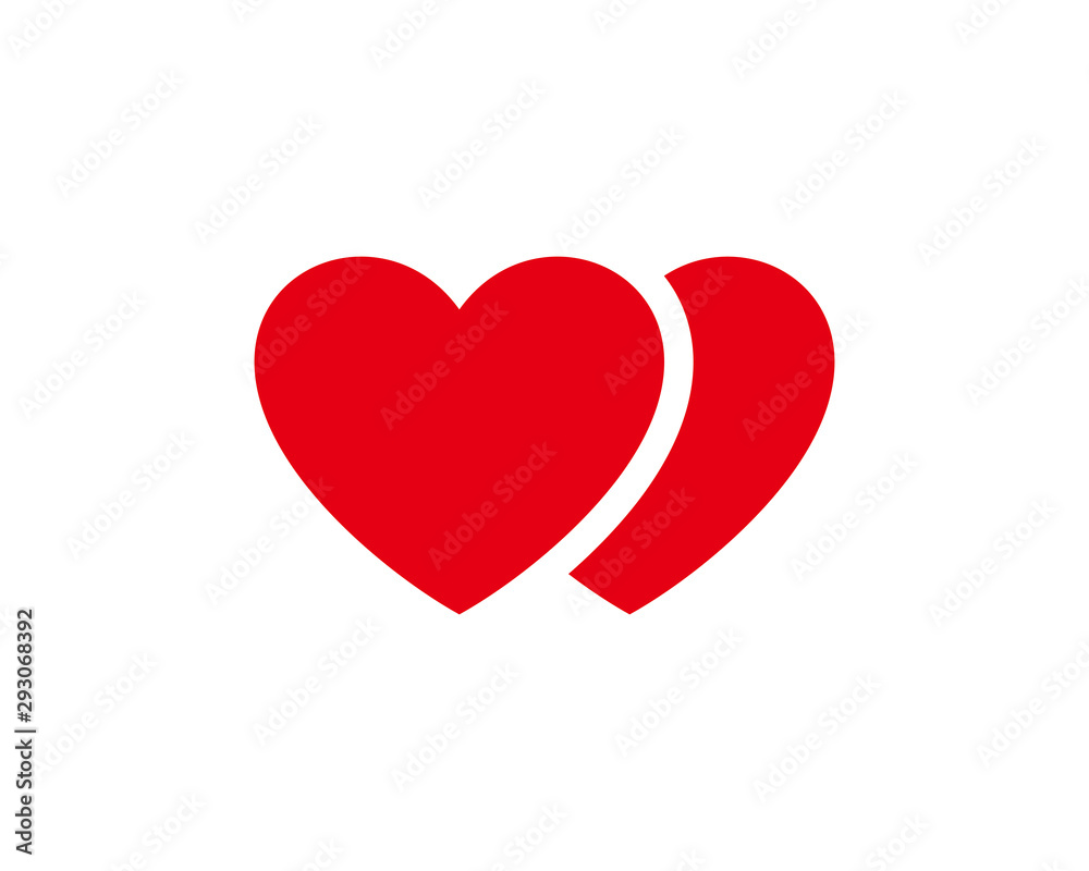 Heart icon symbol vector Heart icon symbol vector