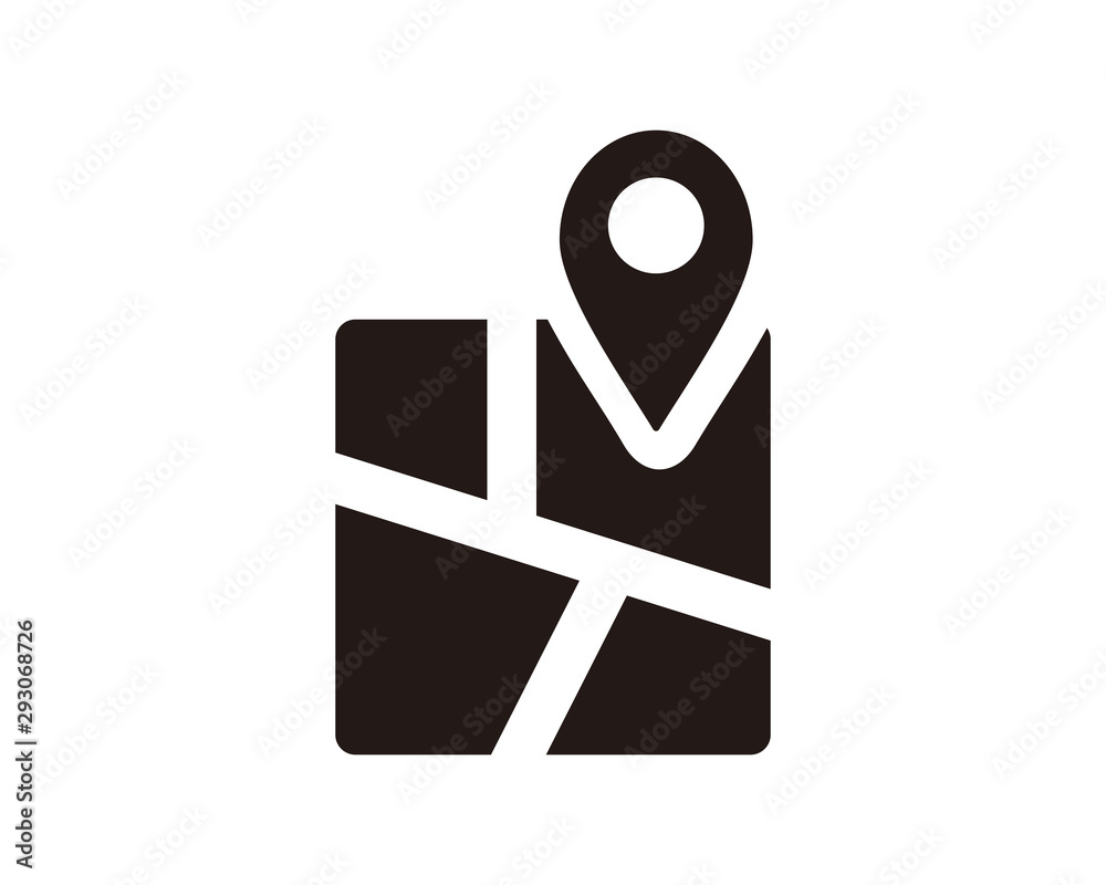 Map icon symbol vector Map icon symbol vector