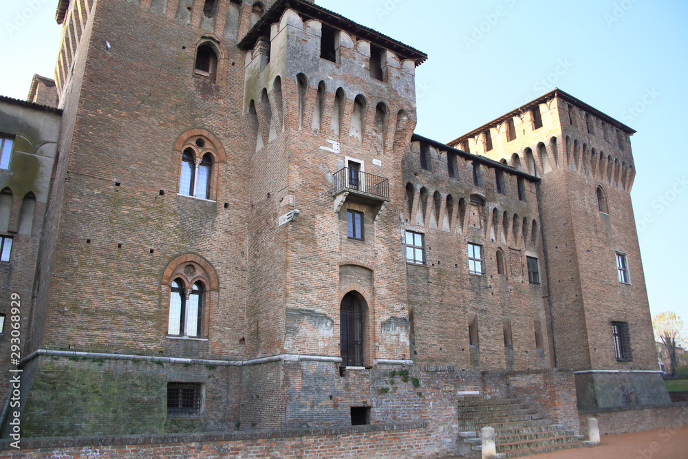  medieval castle of Mantova, unesco world heritage, Italy