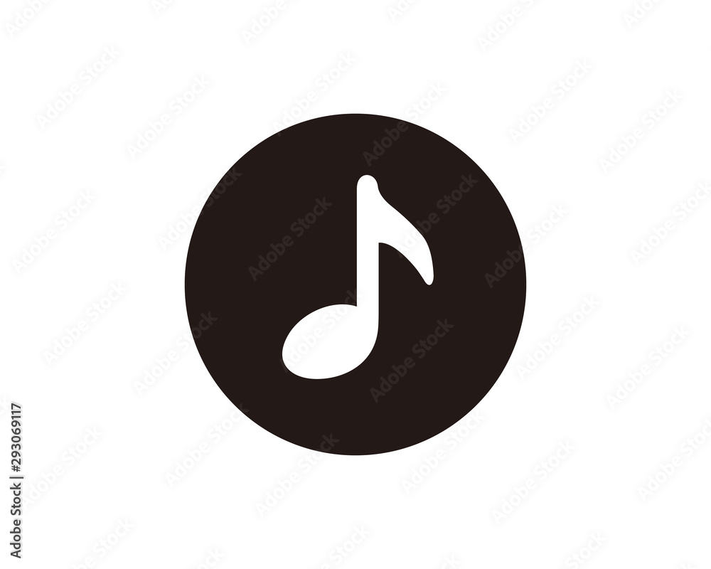 Music icon symbol vector Music icon symbol vector