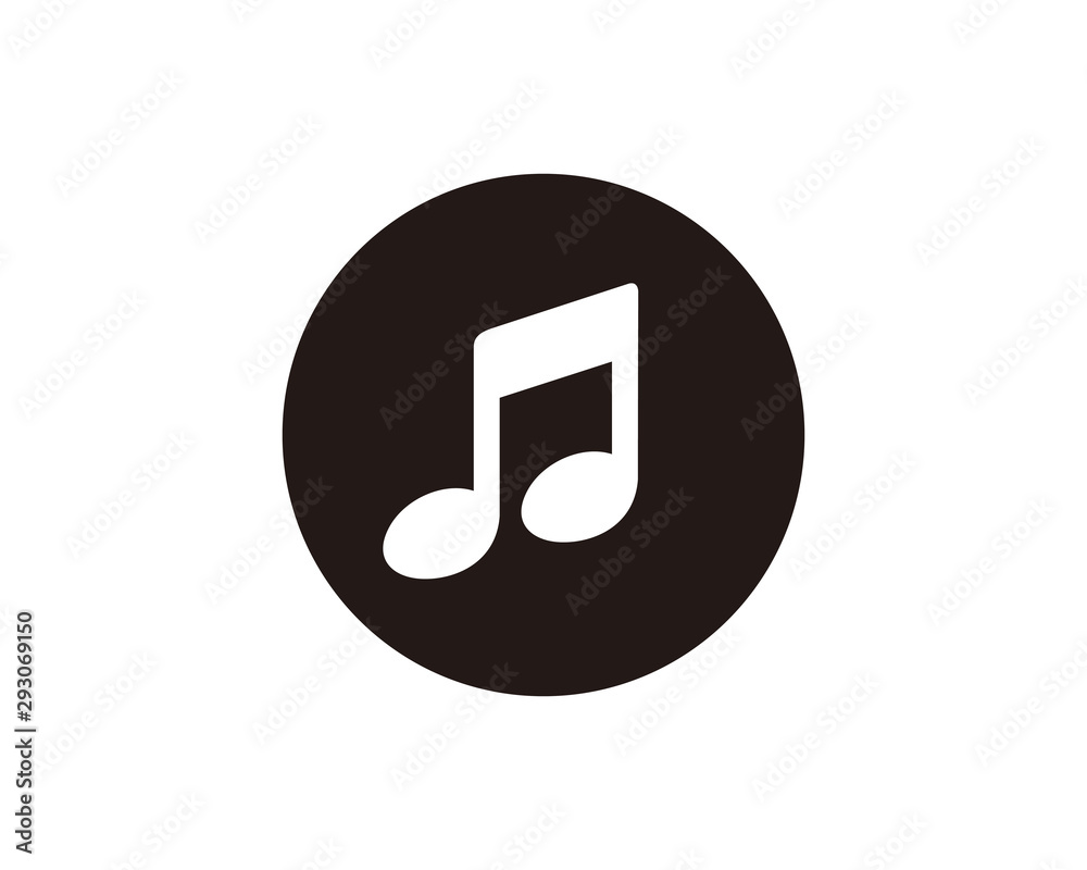 Music icon symbol vector Music icon symbol vector