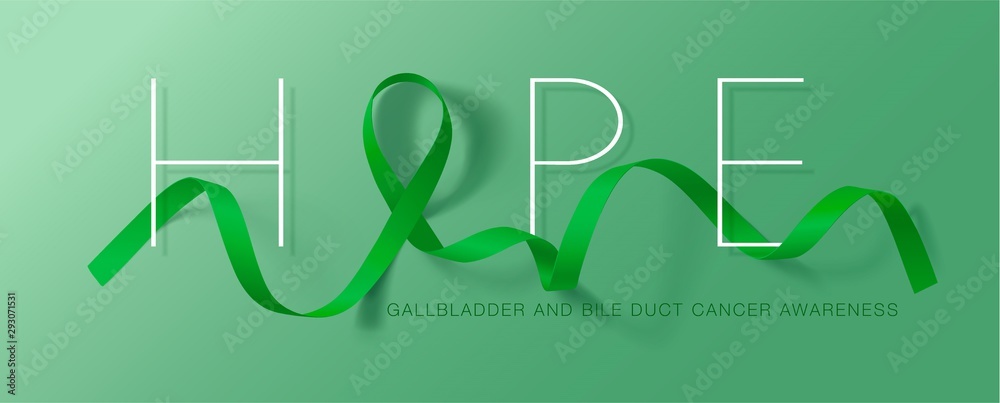 Gallbladder and Bile Duct Cancer Awareness Calligraphy Poster Design ...