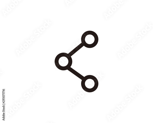 Share icon symbol vector