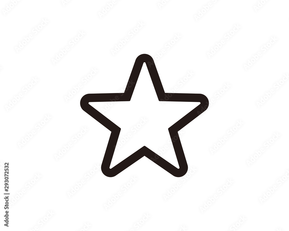 Star icon symbol vector Star icon symbol vector