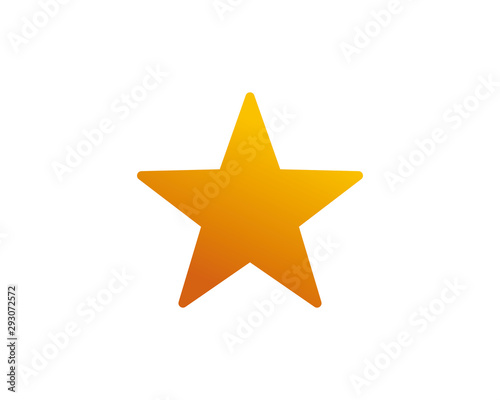 Star icon symbol vector