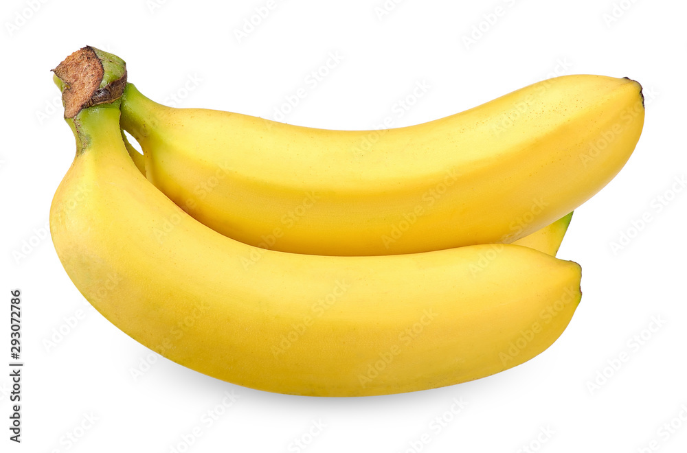 Banana isolated on white clipping path Banana isolated on white clipping path