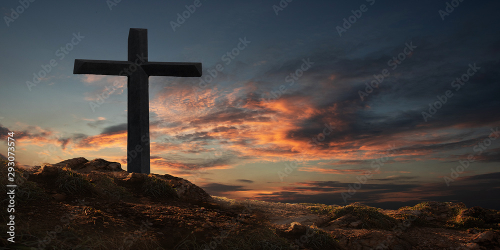 Crucifixion of the crucifixion on the mountain jesus christ