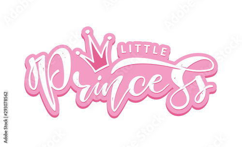 Little Princess - Prince - cute hand drawn doodle lettering poster banner art postcard
