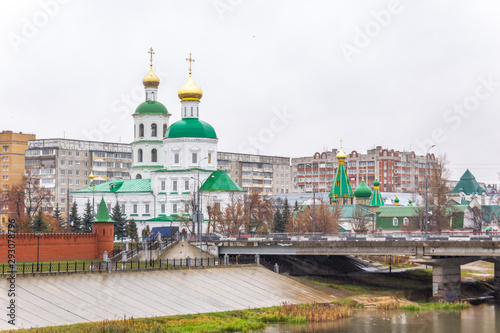 Trinity cathedral in the city center, Yoshkar-Ola city, Mari El Republic, Russia