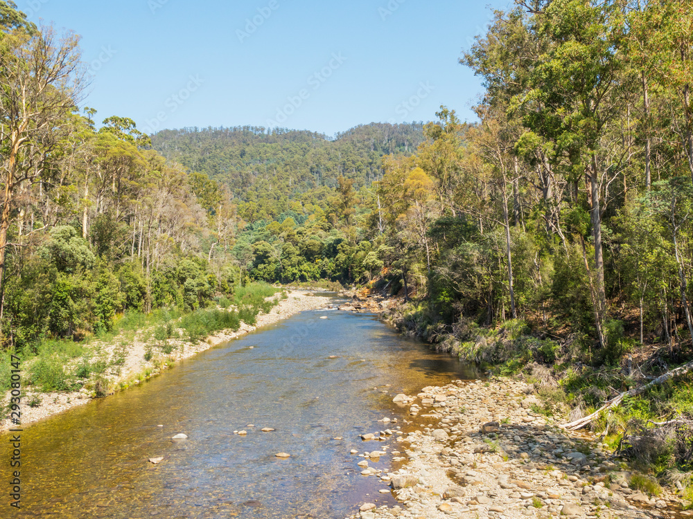 Mersey River in Tasmania