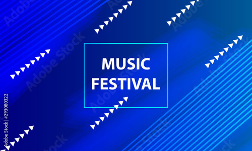 Music festival banner 