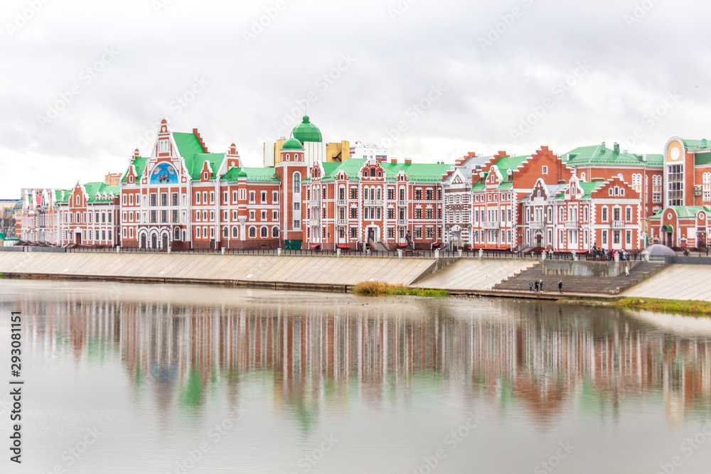 Bruges embankment, Yoshkar-Ola city, Mari El Republic, Russia