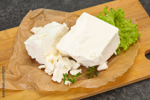 Greek traditional Feta soft cheese