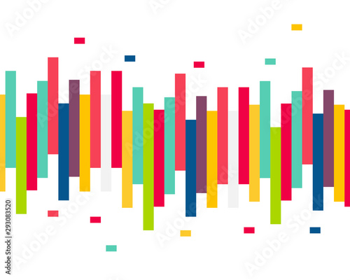 Abstract Colorful Background, many bars and bright color background for your design