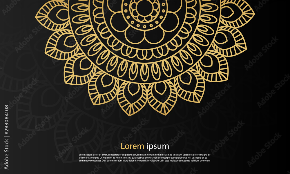 Abstarct Diwali lamps pattern and invitation card pattern