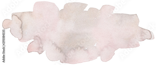 Watercolor texture. Pink watercolor background for wedding design and wall prints
