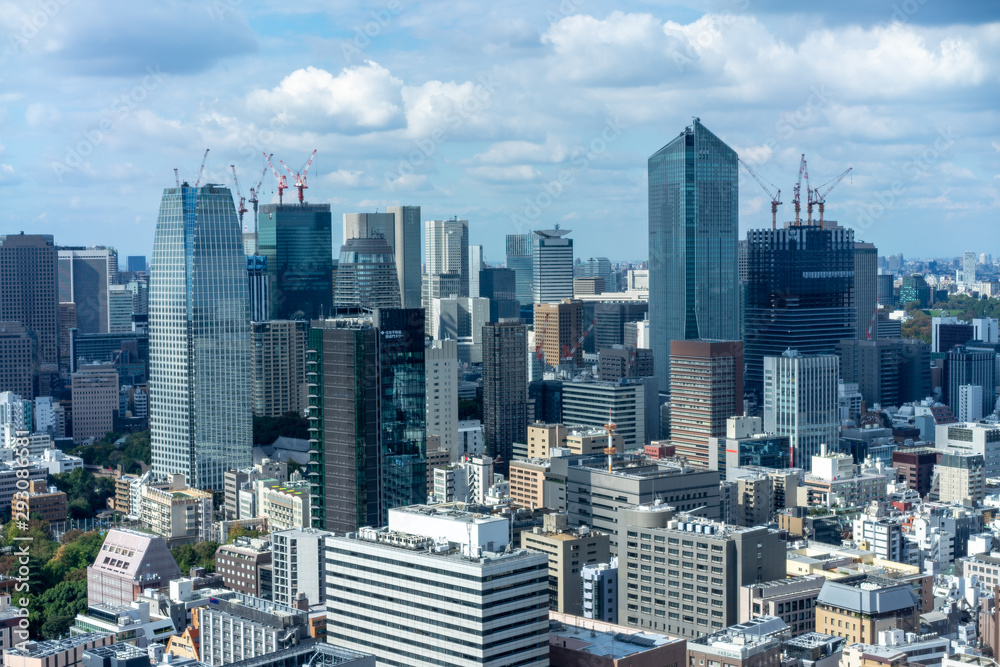 Fototapeta premium Grupa budynków