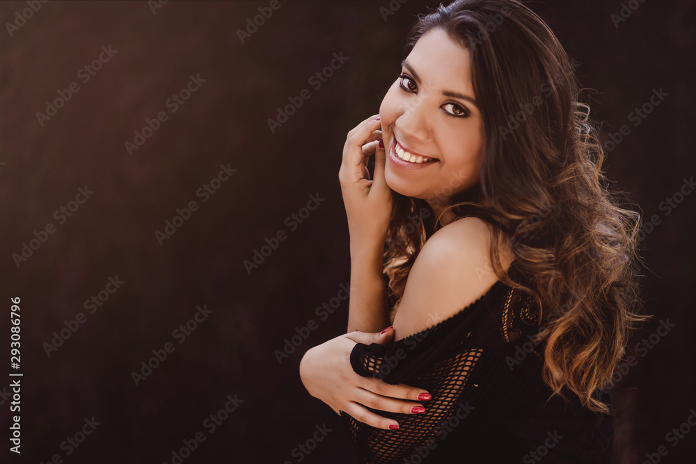 Fototapeta premium beautiful young indian model close up