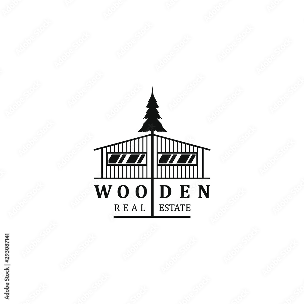 Tree house logo design - carpenter wood work