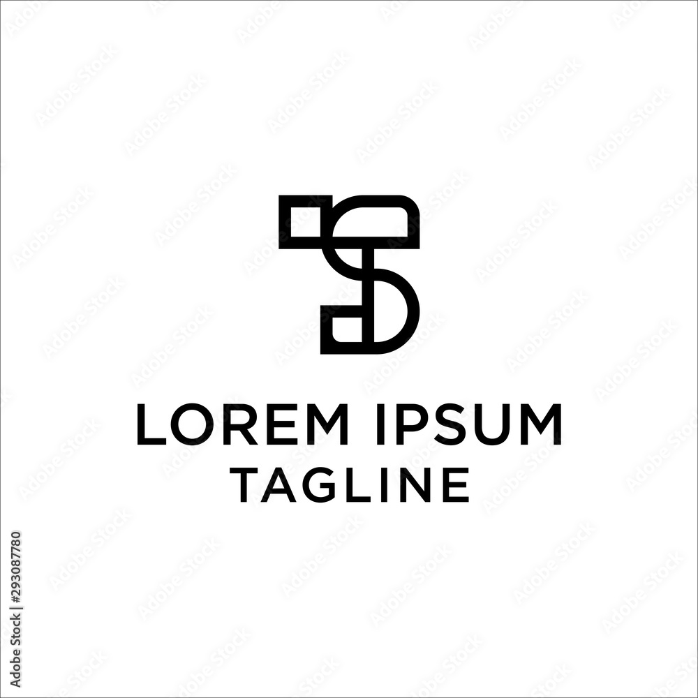 initial letter logo IS, SI logo template initial letter logo IS, SI logo template