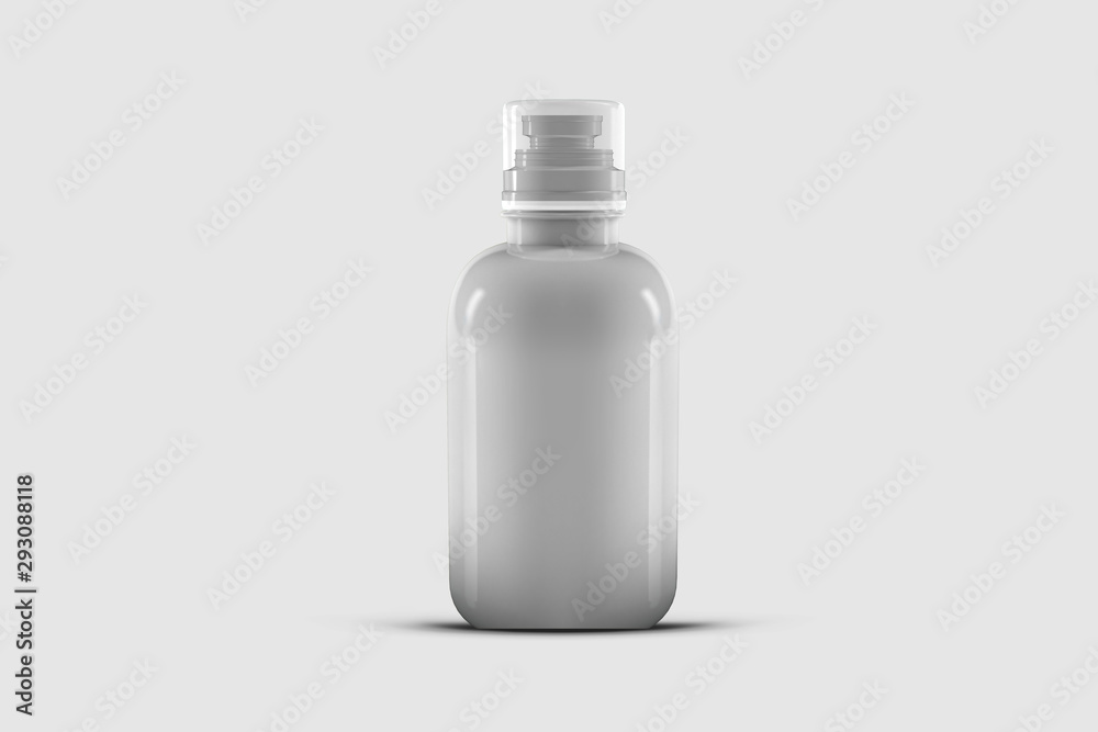 3d illustration cosmetic bottles isolated on transparent background 3d illustration cosmetic bottles isolated on transparent background