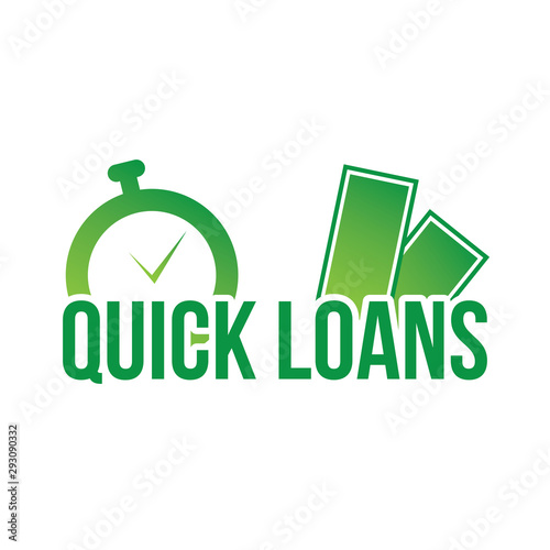 Vector logo of the company loans and quick loans