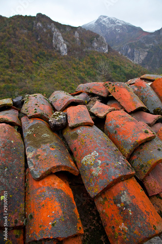 Pueblo de Urria, Parque Natural de Somiedo, Asturias photo