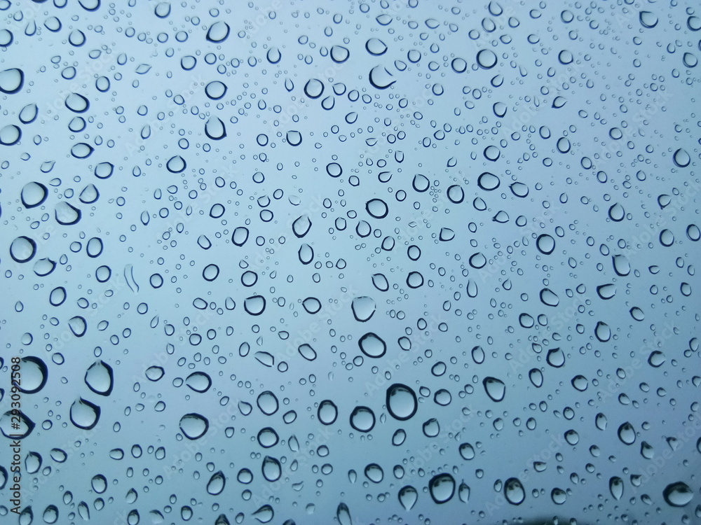 water drops on glass water drops on glass