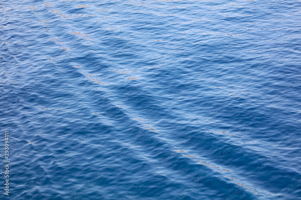 Obraz premium Blue expanse of water at sea as abstract background