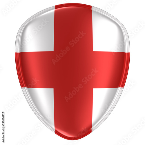 Free Download 3d rendering of an England flag icon. - GFXLoad