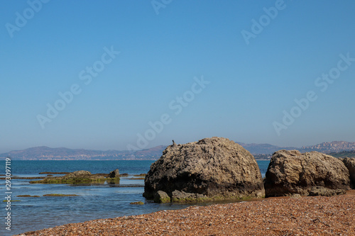 rocks and sea photo