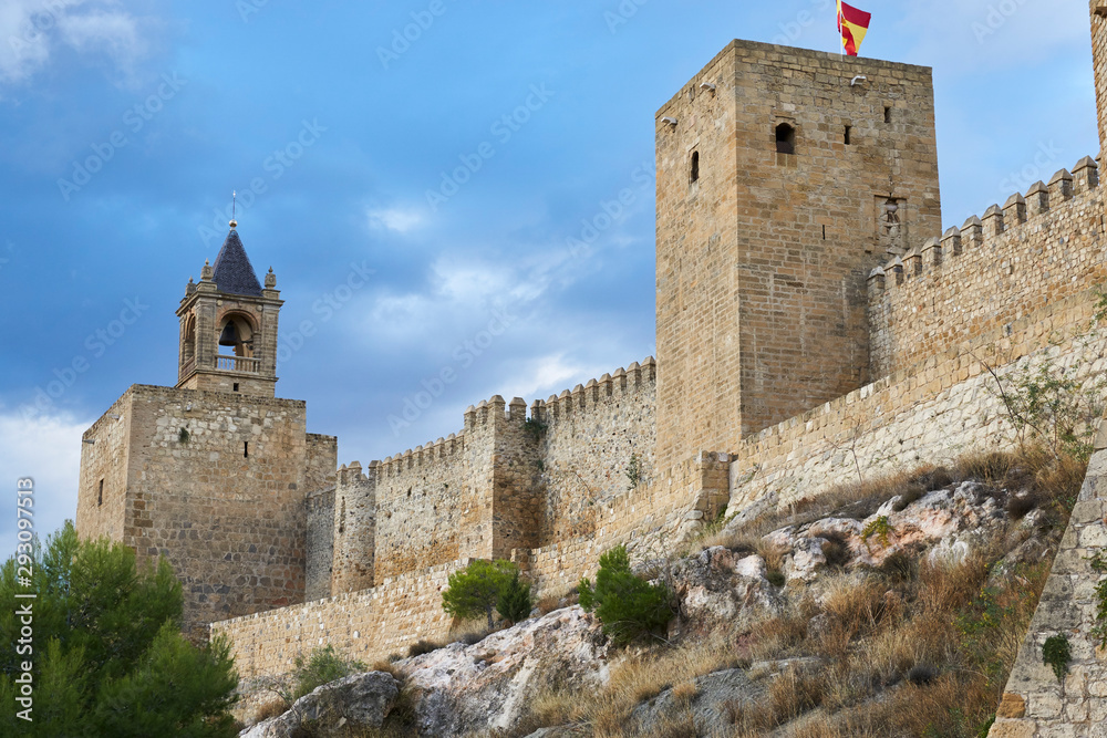 Castle Alcazaba of Antequera, Malaga. Spain