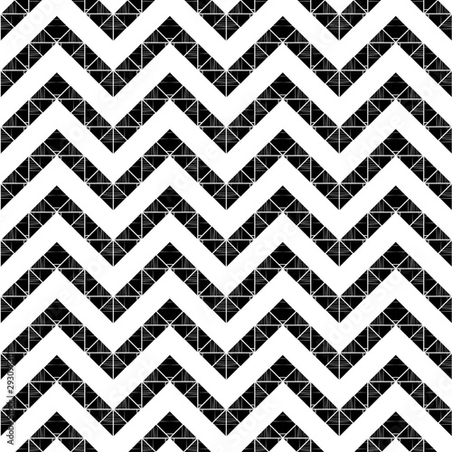 Zigzag. Trendy seamless pattern designs. Patterned texture. Vector geometric background. Can be used for wallpaper, textile, invitation card, wrapping, web page background.