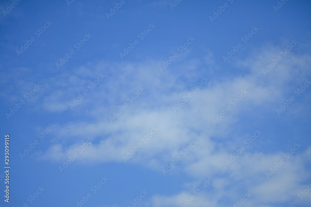 Photo. Sky blue with beautiful thin clouds.