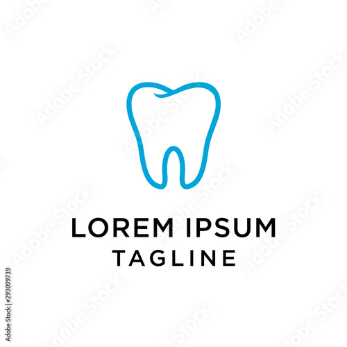 dental label protection template illustration abstract stomatology mouth graphic oral element