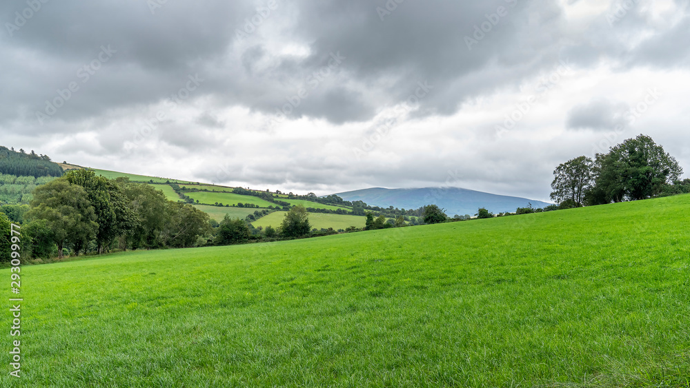 Wicklow way landscape in a cloudy day, tipical irish lanscape. Wicklow way landscape in a cloudy day, tipical irish lanscape.