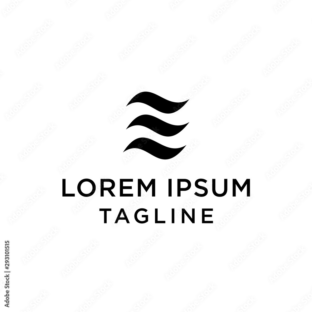 Fototapeta premium Letter E logo icon design template elements