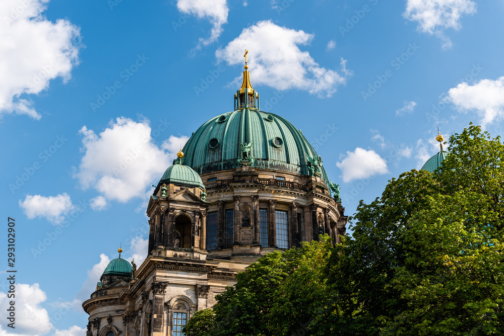 The dome of Berlin Cathedral against sky