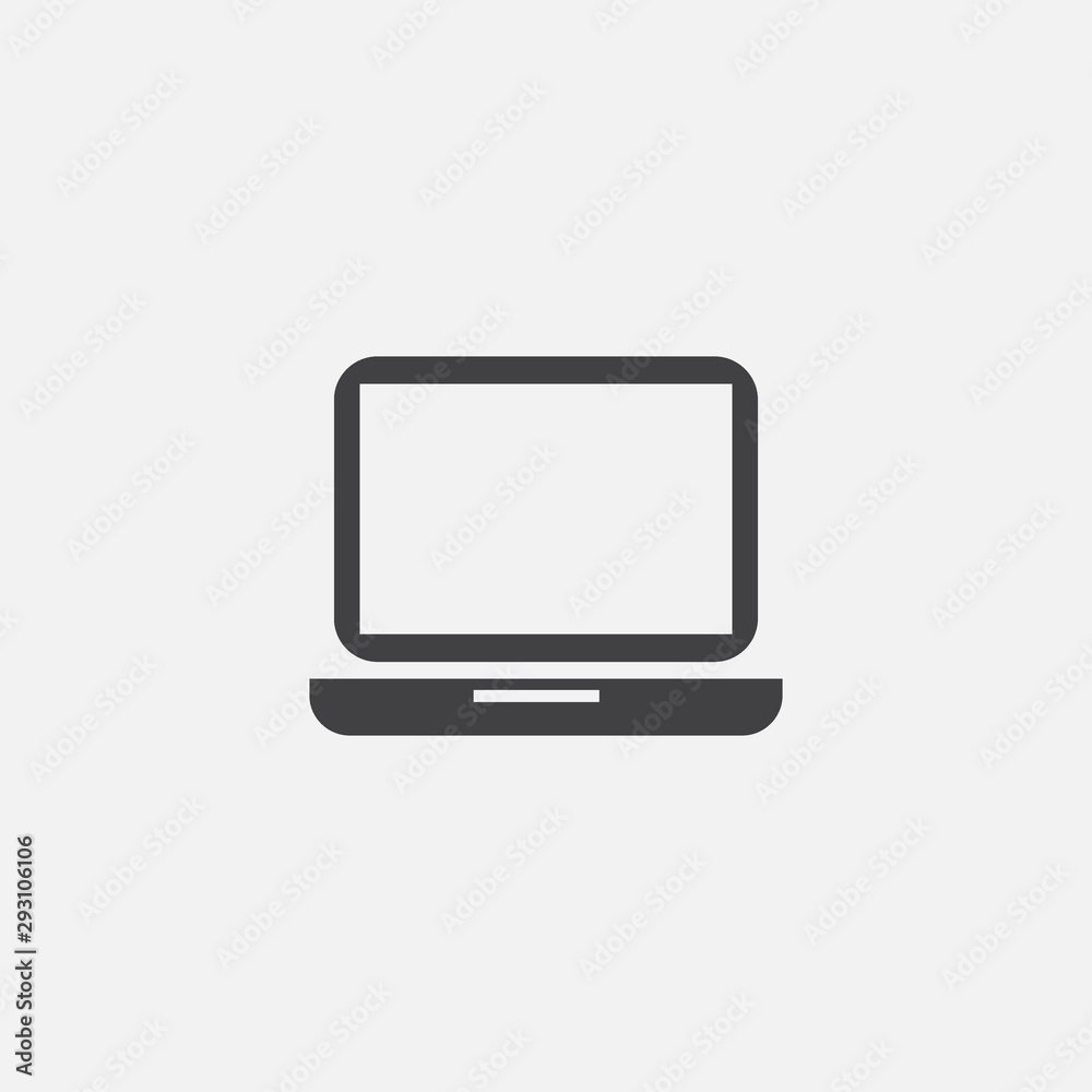 Laptop flat icon design. Laptop symbol design. vector collection Laptop flat icon design. Laptop symbol design. vector collection