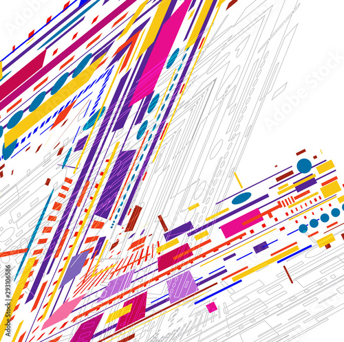 Abstract background with lines