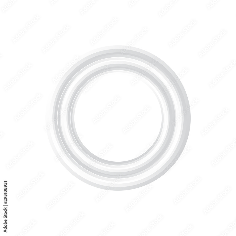 Art glossy wavy aqua futuristic light grey color paint modern. Stock vector illustration on white background.
