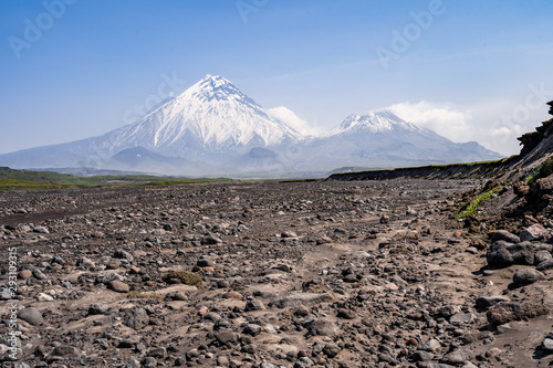 Kluchevskoy volcano in Kamchatka. Russia