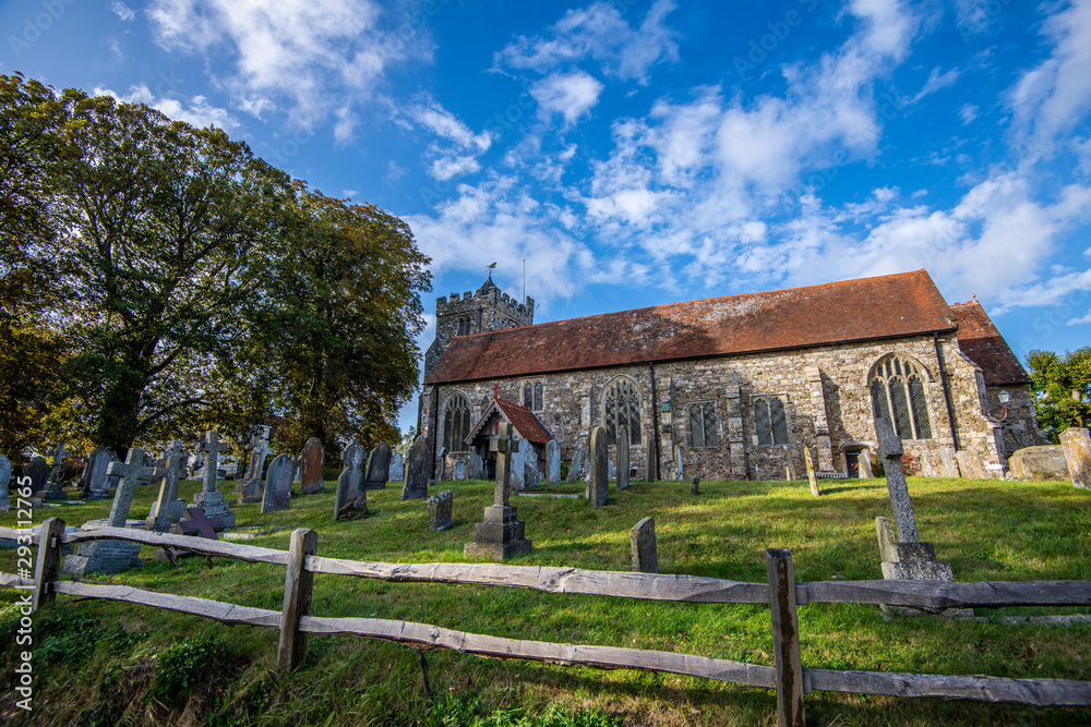 12th Century Brede Church, East Sussex, England
