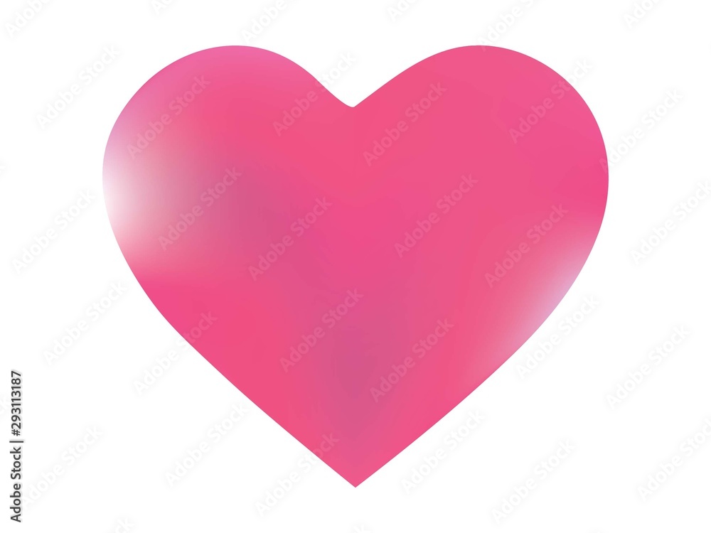 Blurred background in the form of a heart.