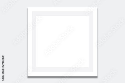 frame isolated on white background